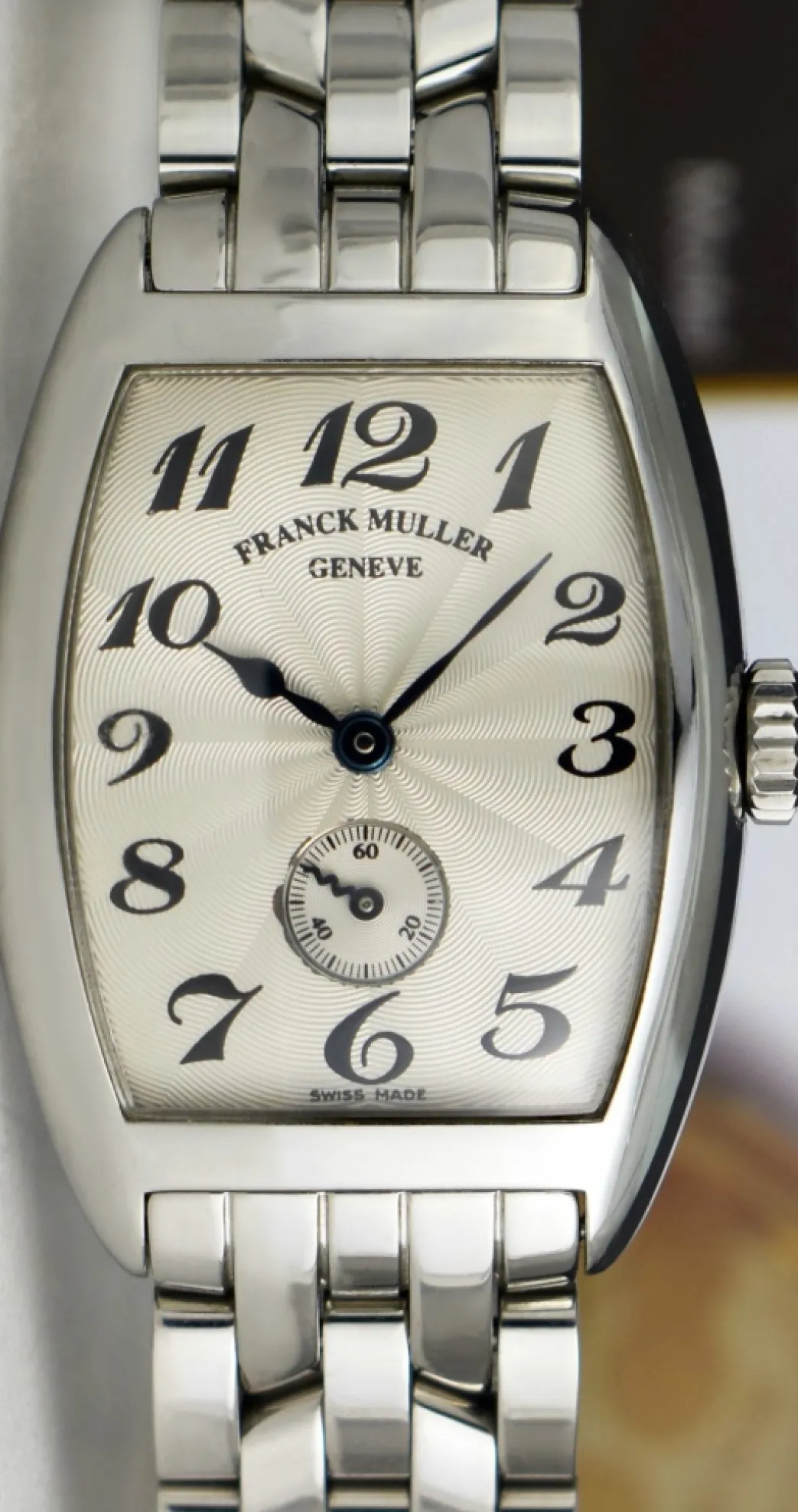franck_muller_stainless_m_6.webp Ladies Watches | Sant Blanc FRANCK MULLER Stainless 25mm x 35mm Ladies Cintree Curvex Silver Dial 1750 S6 PM