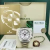Racing Professional Watches | Sant Blanc 18kt White Gold Daytona Rose Mother of Pearl Arabic Dial Model 116509