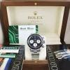 Racing Professional Watches | Sant Blanc Rare Rolex Stainless Steel Daytona "Big Red" Reverse Panda Dial - Atelier Restoration - Model 6263