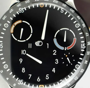 Men's Watches | Sant Blanc Ressence 44mm Titanium Type 3B Leather Strap Black Dial Box & Card