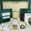 Dress Watches | Sant Blanc ROLEX 2020 18kt Gold & Stainless Steel Datejust 36 White Roman Box & Card Model 126233