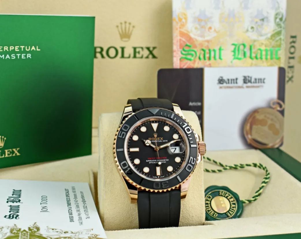 rolex__mens_fullsize_kt_r_0.webp Yachting Professional Watches | Sports Watches | Sant Blanc ROLEX - Mens Fullsize 18kt Rose Gold Yachtmaster 40 - Model 126655