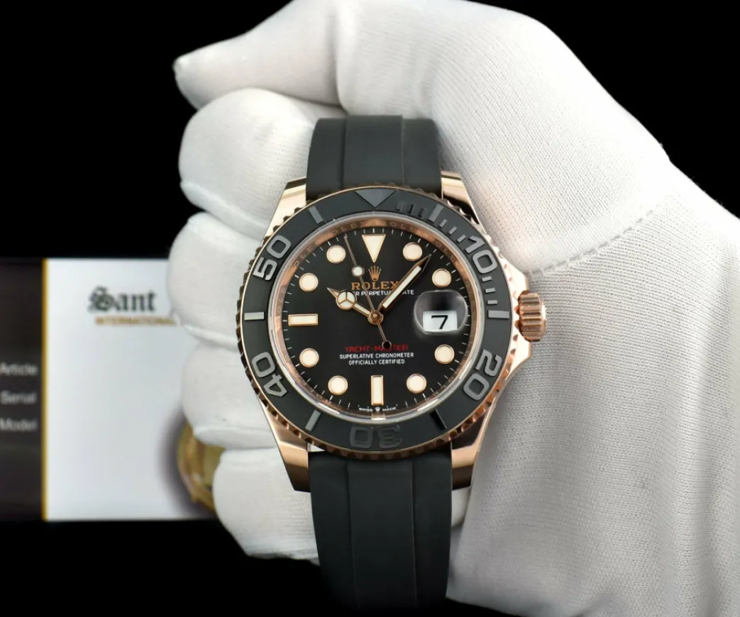 rolex__mens_fullsize_kt_r_1.webp Yachting Professional Watches | Sports Watches | Sant Blanc ROLEX - Mens Fullsize 18kt Rose Gold Yachtmaster 40 - Model 126655