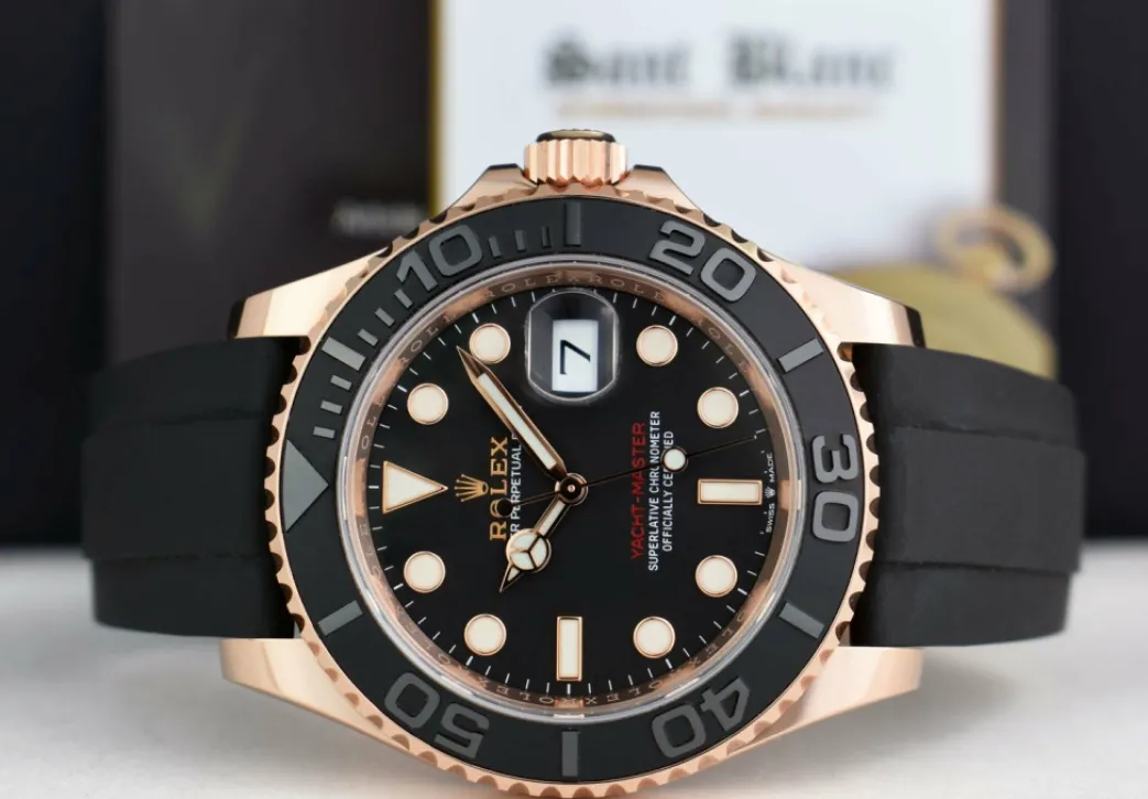 rolex__mens_fullsize_kt_r_2.webp Yachting Professional Watches | Sports Watches | Sant Blanc ROLEX - Mens Fullsize 18kt Rose Gold Yachtmaster 40 - Model 126655