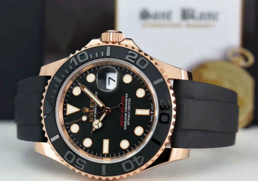 rolex__mens_fullsize_kt_r_4.webp Yachting Professional Watches | Sports Watches | Sant Blanc ROLEX - Mens Fullsize 18kt Rose Gold Yachtmaster 40 - Model 126655