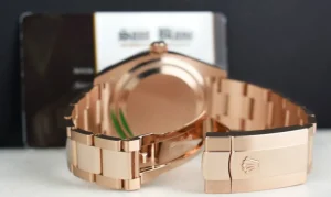 Pilots Classic Watches | Men's Watches | Sant Blanc ROLEX 2021 42mm Rose Gold Sky Dweller Slate Rhodium Index Dial Model 326935