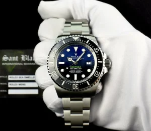 Sports Watches | Deep Diving Professional Watches | Sant Blanc ROLEX - 44mm Stainless Steel Deepsea SeaDweller Blue James Cameron Dial Model 126660