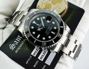 Diving Professional Watches | Sports Watches | Sant Blanc ROLEX - 40mm Stainless Steel Submariner Black Dial Model 116610LN
