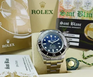Sports Watches | Deep Diving Professional Watches | Sant Blanc ROLEX James Cameron Stainless Deepsea SeaDweller Blue Gradient Model 116660