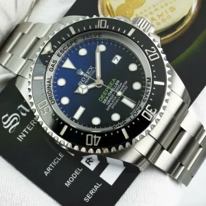 Sports Watches | Deep Diving Professional Watches | Sant Blanc ROLEX James Cameron Stainless Deepsea SeaDweller Blue Gradient Model 116660