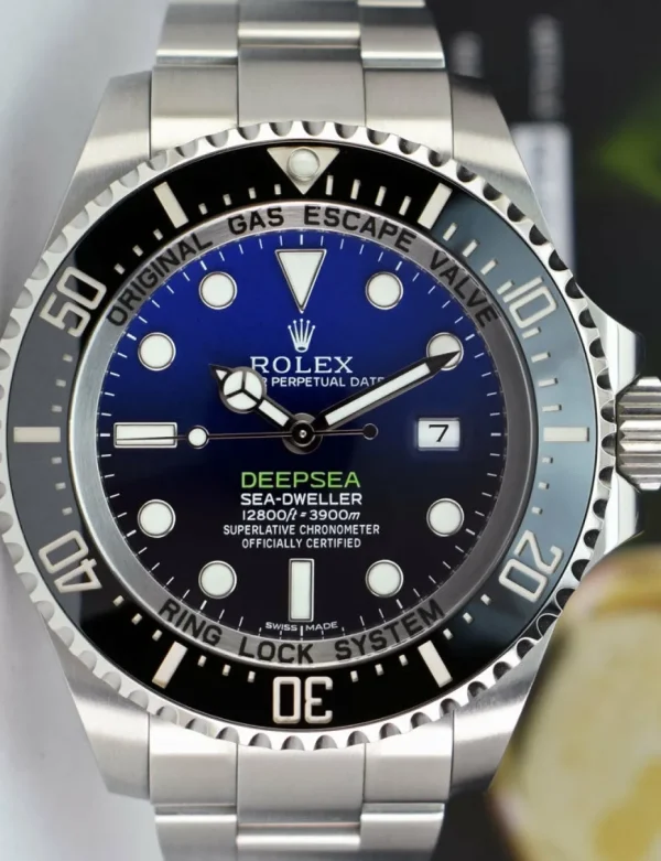 Sports Watches | Deep Diving Professional Watches | Sant Blanc ROLEX James Cameron Stainless Deepsea SeaDweller Blue Gradient Model 116660