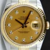 Men's Watches | Dress Watches | Sant Blanc ROLEX 18kt Gold & Stainless Steel 36mm DateJust Champagne Diamond Model 116233