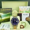 Diving Professional Watches | Sports Watches | Sant Blanc ROLEX 18kt Gold & Stainless Steel Submariner Indigo Blue Dial No Holes Model 16613