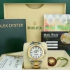 Yachting Professional Watches | Sports Watches | Sant Blanc ROLEX 18kt Gold & Stainless Steel MidSize Yachtmaster White Index Dial Model 168623