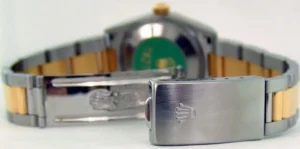 Dress Watches | Sant Blanc ROLEX 18kt Gold & Stainless Steel DateJust White Roman Dial Model 16233