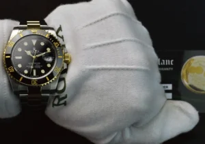 Diving Professional Watches | Men's Watches | Sant Blanc ROLEX 18kt Gold & Stainless Submariner Black Ceramic Model 116613