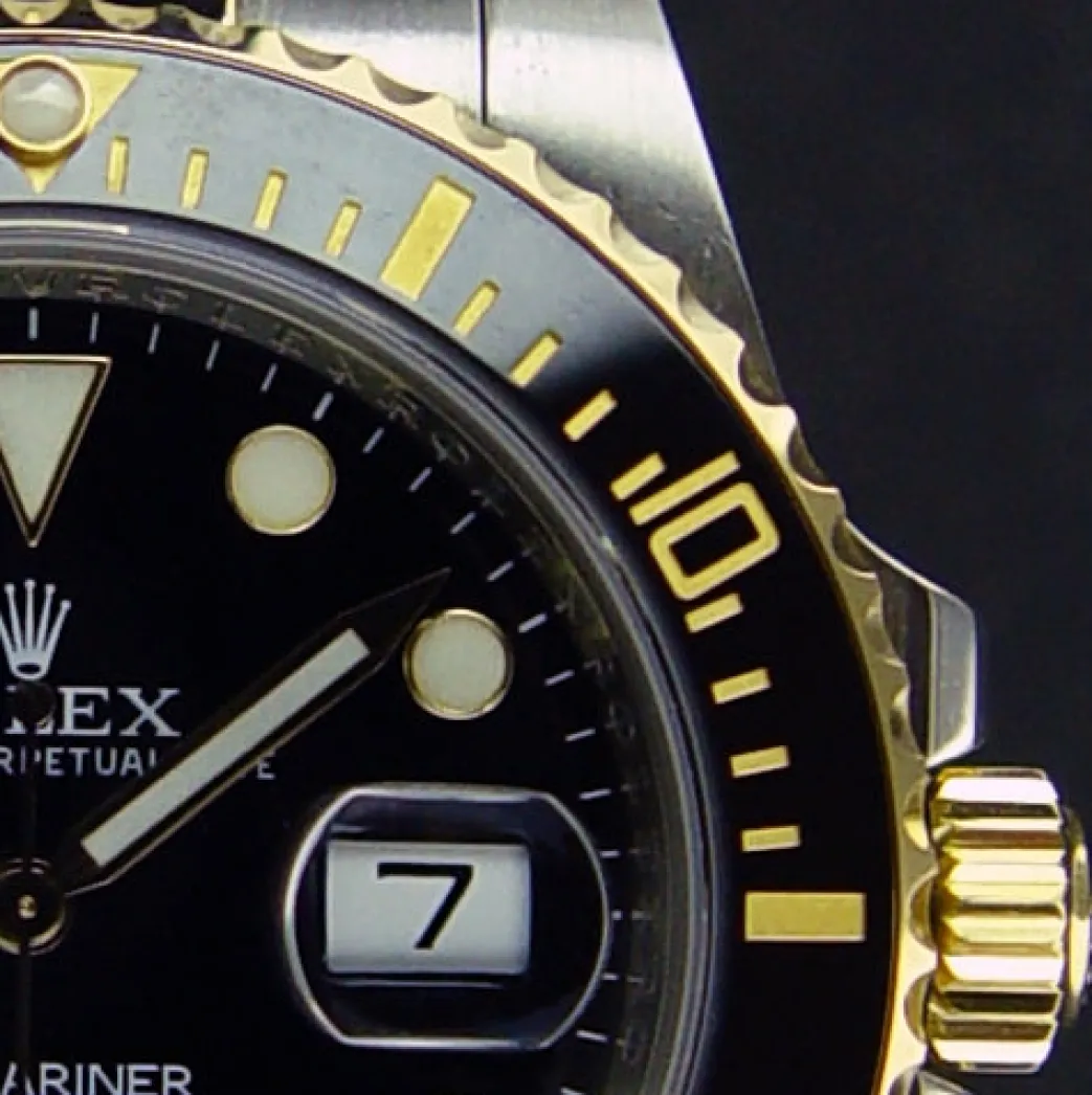 rolex_kt_gold__stainless__4-28.webp Diving Professional Watches | Men's Watches | Sant Blanc ROLEX 18kt Gold & Stainless Submariner Black Ceramic Model 116613LB
