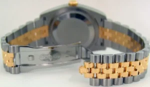 Men's Watches | Dress Watches | Sant Blanc ROLEX 18kt Gold & Stainless Steel 36mm DateJust Champagne Diamond Model 116233