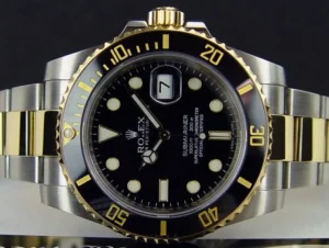 Diving Professional Watches | Men's Watches | Sant Blanc ROLEX 18kt Gold & Stainless Submariner Black Ceramic Model 116613LB