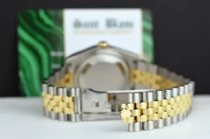 Dress Watches | Sant Blanc ROLEX 18kt Gold & Stainless Steel DateJust Mother of Pearl Roman Model 116233