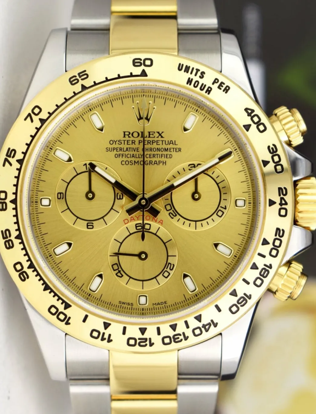 rolex_kt_gold__stainless__8-16.webp Sports Watches | Men's Watches | Sant Blanc ROLEX 18kt Gold & Stainless Steel Daytona Champagne Index Dial Model 116503