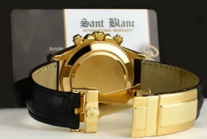 Sports Watches | Men's Watches | Sant Blanc ROLEX 18kt Gold Daytona Black Paul Newman Dial Black Strap Model 116518