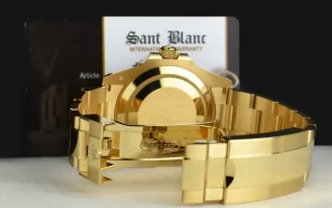 Diving Professional Watches | Men's Watches | Sant Blanc ROLEX 18kt Gold Submariner 41mm Blue Dial Model 126618 LB