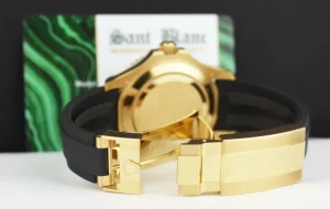 Yachting Professional Watches | Men's Watches | Sant Blanc ROLEX 18kt Gold Yachtmaster 42mm Oysterflex Black Index Dial Model 226658