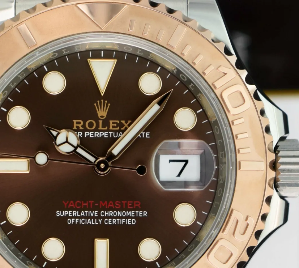 rolex_kt_rose_gold__stain_9-1.webp Yachting Professional Watches | Men's Watches | Sant Blanc ROLEX 18kt Rose Gold & Stainless Steel Yachtmaster Chocolate Dial Model 116621
