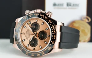 Men's Watches | Racing Professional Watches | Sant Blanc ROLEX 18kt Rose Gold Daytona Oysterflex Strap Rose Panda Model 116515LN