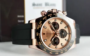 Men's Watches | Racing Professional Watches | Sant Blanc ROLEX 18kt Rose Gold Daytona Oysterflex Strap Rose Panda Model 116515LN