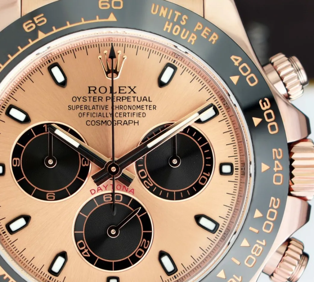 rolex_kt_rose_gold_dayton_8-2.webp Men's Watches | Racing Professional Watches | Sant Blanc ROLEX 18kt Rose Gold Daytona Oysterflex Strap Rose Panda Model 116515LN