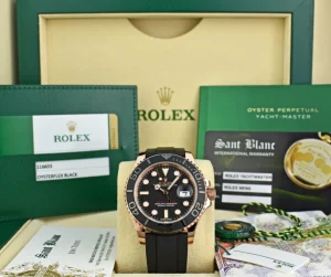 Yachting Professional Watches | Men's Watches | Sant Blanc ROLEX 18kt Rose Gold Yachtmaster 40mm Box & Card Model 116655