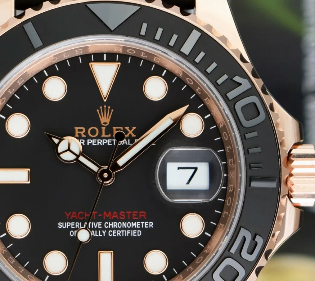 rolex_kt_rose_gold_yachtm_7.webp Yachting Professional Watches | Men's Watches | Sant Blanc ROLEX 18kt Rose Gold Yachtmaster 40mm Box & Card Model 116655
