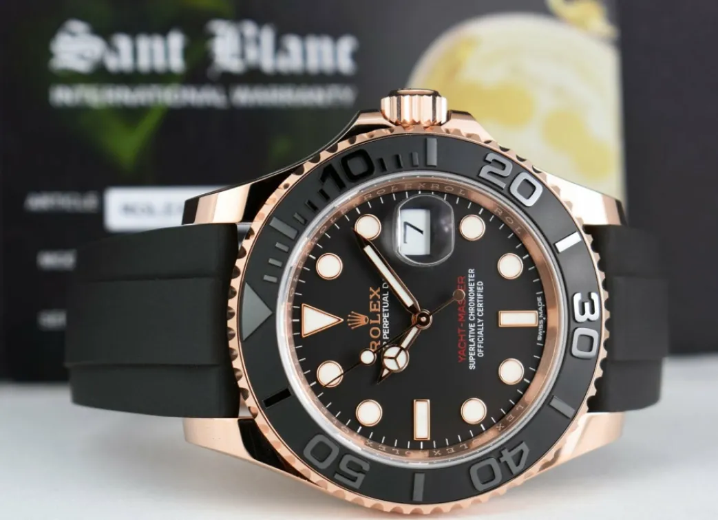rolex_kt_rose_gold_yachtm_8.webp Yachting Professional Watches | Men's Watches | Sant Blanc ROLEX 18kt Rose Gold Yachtmaster 40mm Box & Card Model 116655
