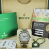 Dress Watches | Sant Blanc ROLEX 18kt White Gold & Stainless DateJust Silver Index Dial Model 116234