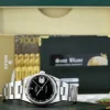 Men's Watches | Dress Watches | Sant Blanc Rolex 18kt White Gold & Stainless Steel Datejust Black Stick Dial Oyster Band Model 16234