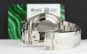 Pilots Classic Watches | Sant Blanc ROLEX 18kt White Gold & Stainless Steel Sky Dweller Blue Dial Model 326934