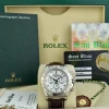 Sports Watches | Racing Professional Watches | Sant Blanc ROLEX 18kt White Gold Daytona White Arabic on Brown Strap Model 116519