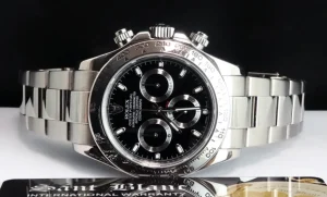 Men's Watches | Racing Professional Watches | Sant Blanc ROLEX 18kt White Gold Daytona Black Index Dial Model 116509