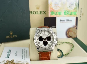 Racing Professional Watches | Sant Blanc ROLEX 18kt White Gold Daytona 