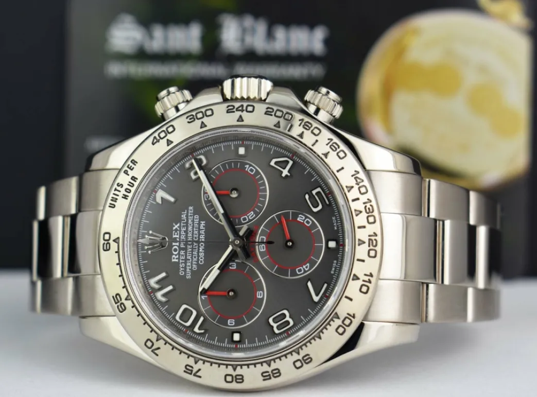 rolex_kt_white_gold_dayto_5-14.webp Sports Watches | Men's Watches | Sant Blanc ROLEX 18kt White Gold Daytona Grey Race Arabic Dial Model 116509