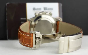 Racing Professional Watches | Sant Blanc ROLEX 18kt White Gold Daytona Silver Dial Honey Brown Strap Model 116519
