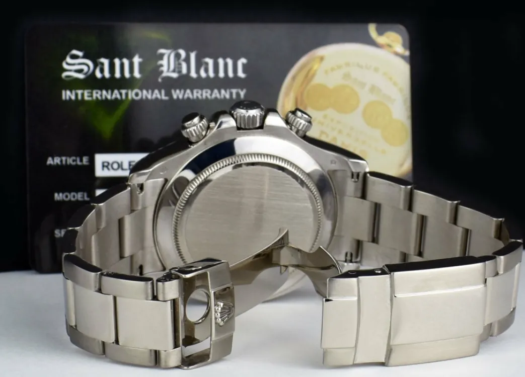 rolex_kt_white_gold_dayto_7-11.webp Men's Watches | Racing Professional Watches | Sant Blanc ROLEX 18kt White Gold Daytona Black Arabic Race Dial Model 116509