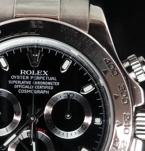 Men's Watches | Racing Professional Watches | Sant Blanc ROLEX 18kt White Gold Daytona Black Index Dial Model 116509