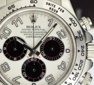 Racing Professional Watches | Sant Blanc Rolex 18kt White Gold Daytona 