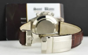 Racing Professional Watches | Sant Blanc ROLEX 18kt White Gold Daytona White Panda Dial Chocolate Strap Model 116519