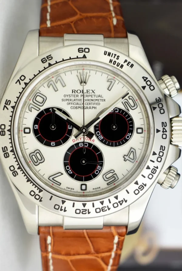 Racing Professional Watches | Sant Blanc ROLEX 18kt White Gold Daytona 