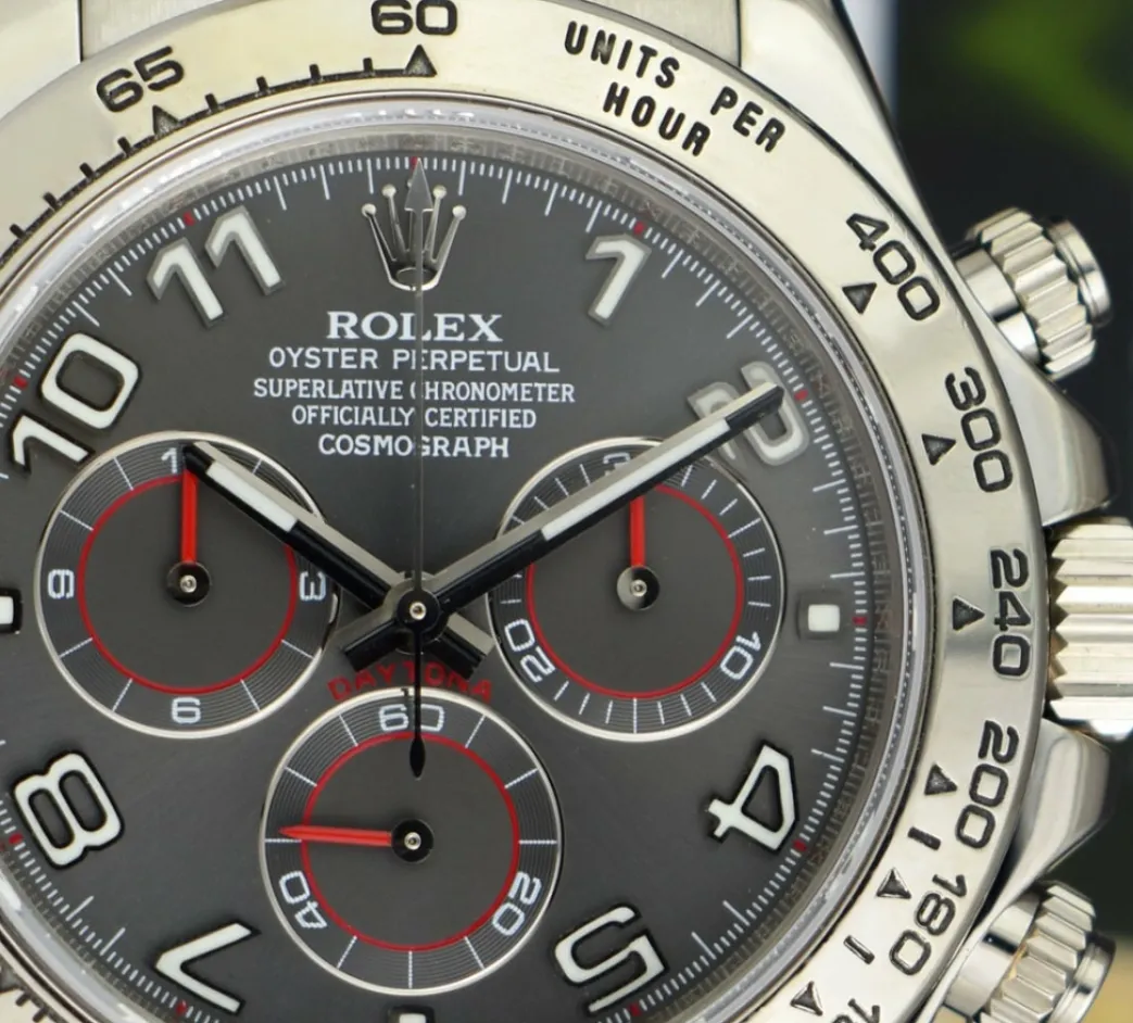 rolex_kt_white_gold_dayto_9-5.webp Sports Watches | Men's Watches | Sant Blanc ROLEX 18kt White Gold Daytona Grey Race Arabic Dial Model 116509