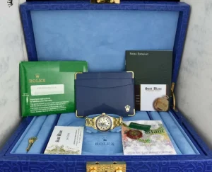 President Dress Watches | Ladies Watches | Sant Blanc ROLEX Ladies 18kt Gold PearlMaster Masterpiece Datejust Mother of Pearl Sapphire Dial Model 80308